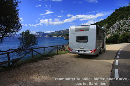 Unser 522 auf Sardinientour